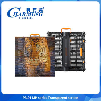 500*500mm P3.91 Led Transparente Escrã Shopping Mall Publicidade Escrã LED tela de parede