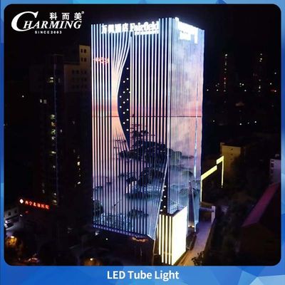 Luz de tubo LED RGBW de baixa potência U30 com controle DMX para projetos de iluminação externa