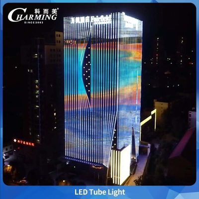 Liga de alumínio + luz de tubo de PC para projeto de iluminação de edifícios exteriores porta cabeça e ponte