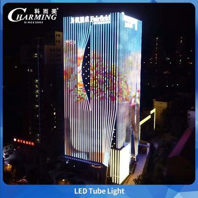 Materiais de alumínio SMD5050 IP65 Área exterior à prova d'água Luz de tubo LED para grandes edifícios comerciais