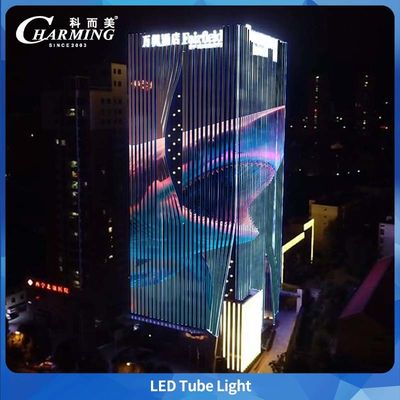 Tubo de Luz LED de Alta Qualidade para Exterior U38-1000 1000*38*58MM IP65 Liga de Alumínio+PC Para Construção Externa