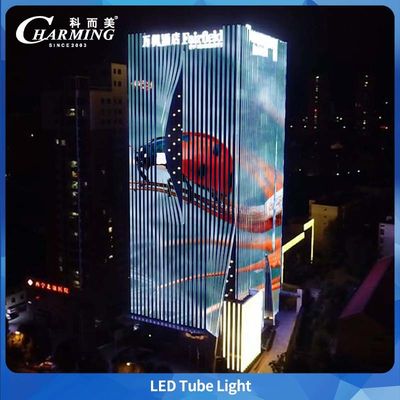 IP65 A poupança de energia exterior RGB luz de tubo LED para decoração de edifícios com cobertura UV-PC
