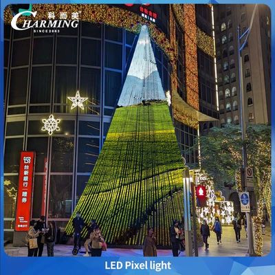 Charmosa luz de pixel LED com ponto de ruptura Resumo RGB pode atingir ângulo de 180 ° para iluminação de edifícios arquitetônicos