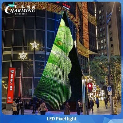 Luz de pixel LED externa IP66 plana e transparente de baixa potência para pontes