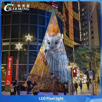 30mm Rgb Dc24v Dot Pixel Outdoor Led Point Dmx Pixel Led Dot Light para Fachada de Edifício