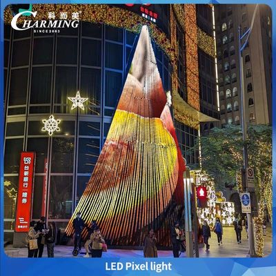 Encantador Produto de Inovação 2025, Luz de Pixel LED 40D 40*27.3MM, Material PC, IP66, Decoração de Atrações Turísticas