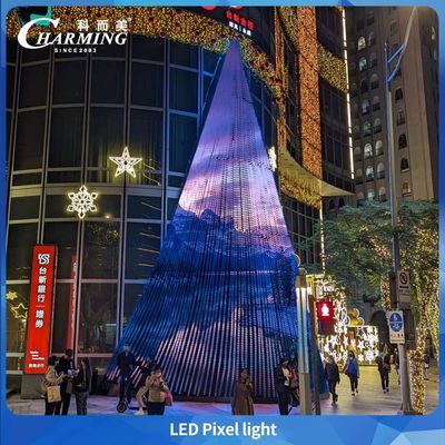 Luz de pixel LED para árvore de Natal à prova d'água para exteriores RGB IP65 SMD3535, iluminação de fachada