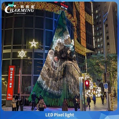 IP65 Edifício à prova d'água exterior Elevação Luz de pixel com cor de exibição RGB