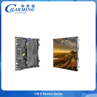 Painel de LED aluguel à prova d'água para exterior de 7680Hz, com emenda desalinhável
