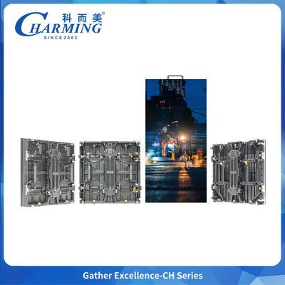 Display LED de aluguer combinando espessura de 84 mm e peso mínimo de 6,6 kg para transporte e instalação rápida