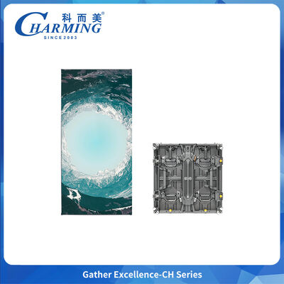 CH-Pro Series Indoor P2.604 Fine Pitch Flexível LED Cabinet 140 Graus Grande Ângulo para varejo de luxo