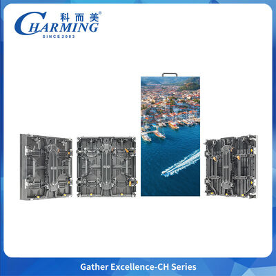 Ultra Bright 4500nits Outdoor Flexible LED Cabinet Manutenção traseira para fachada de onda irregular
